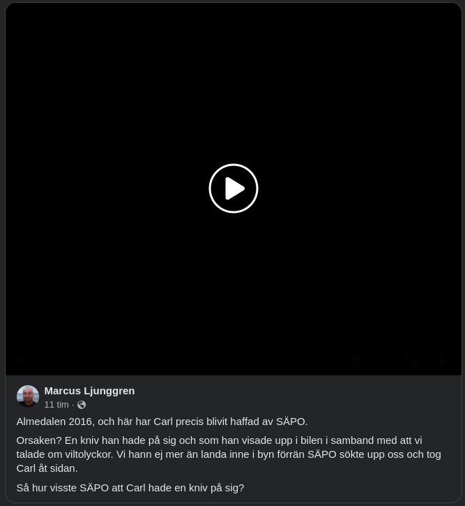 Säpo-Haffad I Almedalen 2016