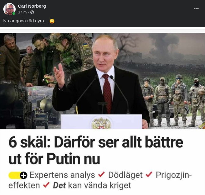 Allt Bättre För Putin