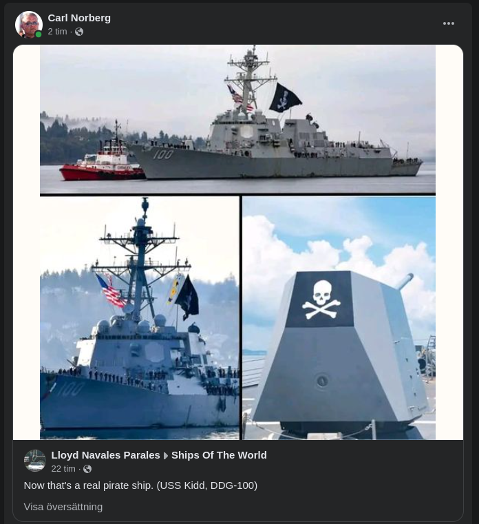 USS Kidd, DDG-100- Pirate