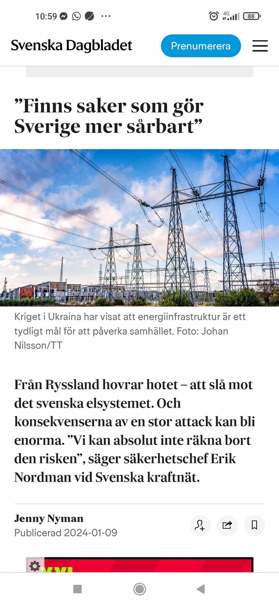 Sårbarhetspriming I SvD