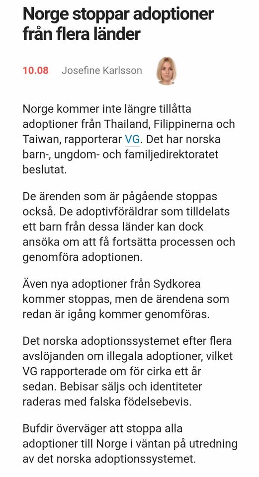 Norskstoppad Barnhandel