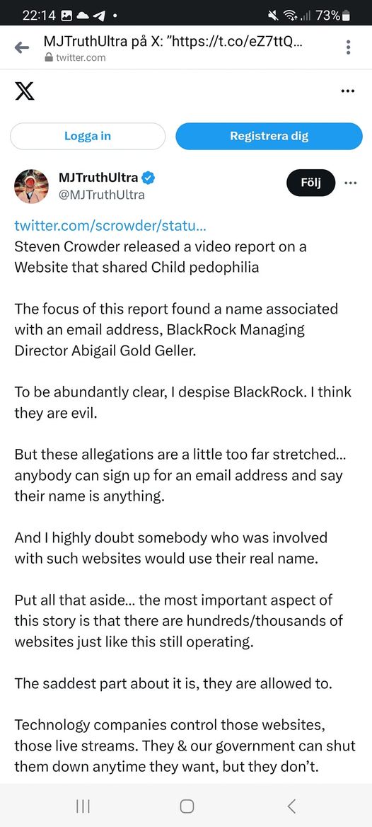 Digitalt Ihopkopplad Pedofiliverksamhet