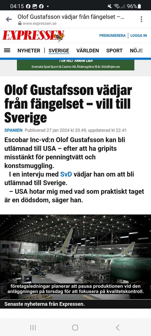 Trubbel För Gustafsson