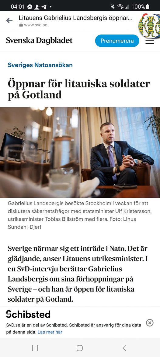 Litauiska Soldater På Gotland