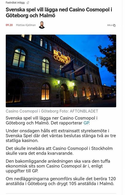 Casinonedläggningsvilja