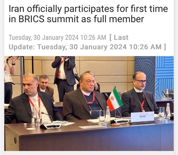 Iran På BRICS-Möte I Ryssland