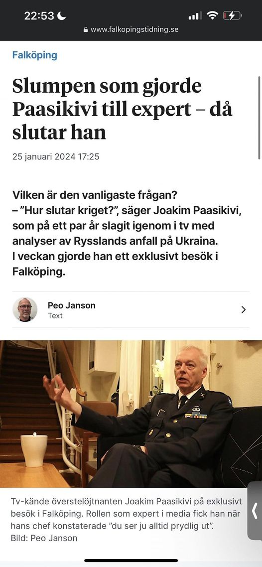 Prydlig & Avslutande Paasikivi