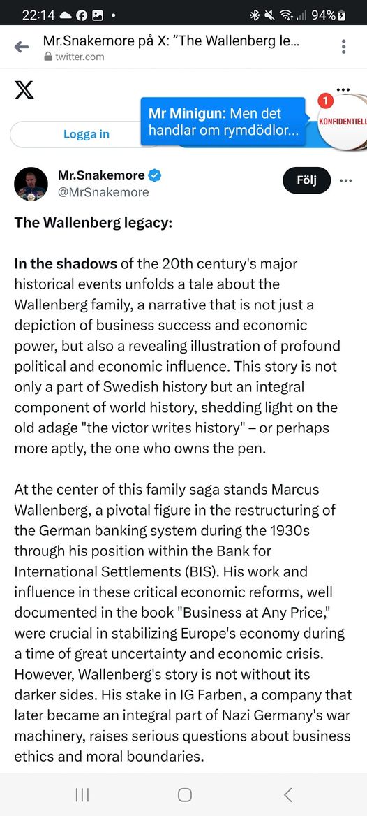 En Wallenberg-Berättelse