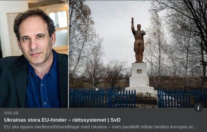 SvD-Jenny & Ukrainas Stora EU-Hinder