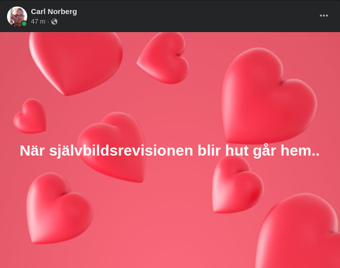 Självbildsrevisionsuppmuntrande Hut