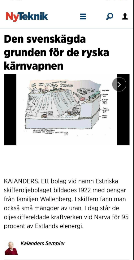 Wallenberg & Ryska Kärnvapen