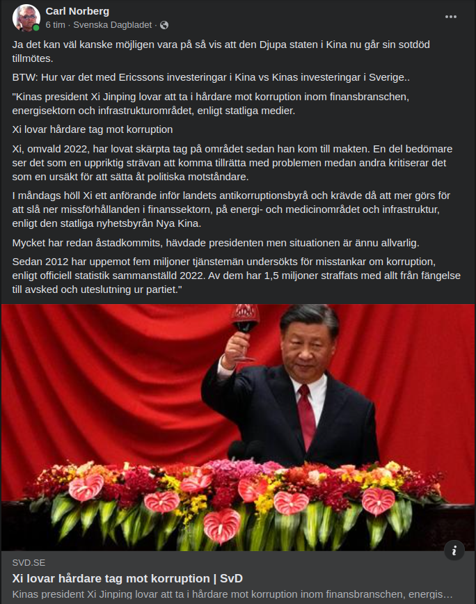 Djupt Korruptionsbekämpande Xi