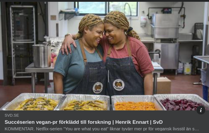 Forskarförklädd Vegan-pr-serie