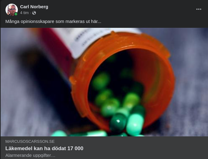 Medicinstoppande Gisslén På Sahlgrenska