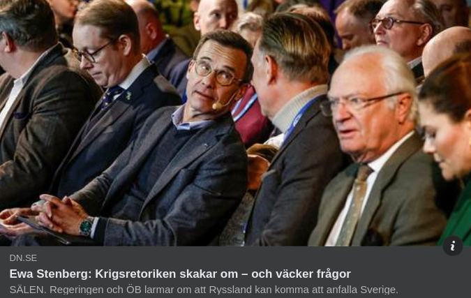 Omskakande & Frågeväckande Krigsretorik I DN