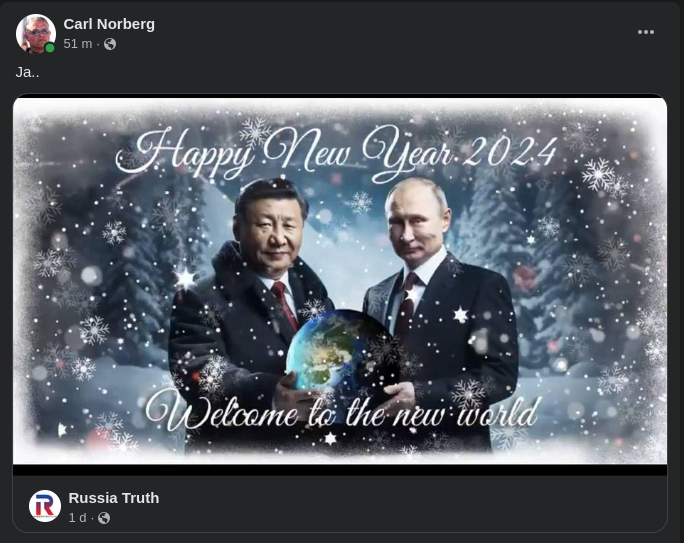 Gott Nytt År Från En Ny Värld