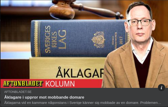 Upproriska Åklagare Mot Mobbande Domare