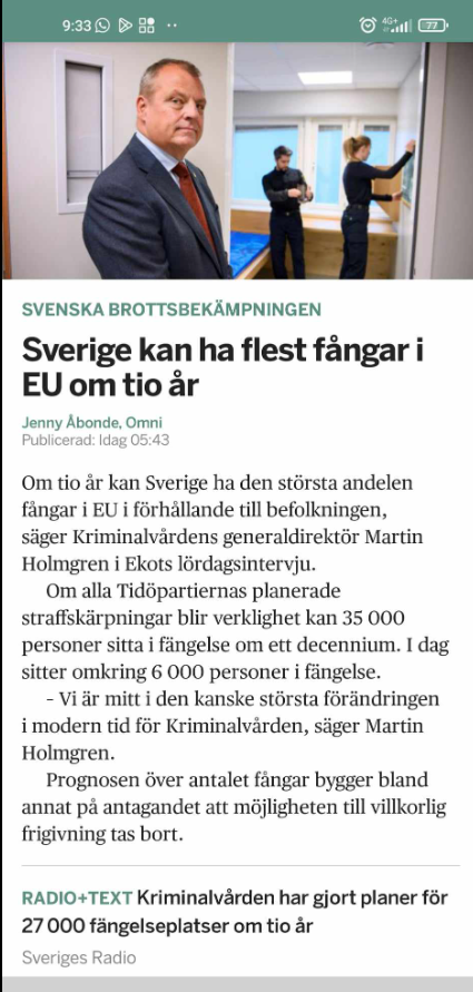 Fängslande Tidsperspektiv