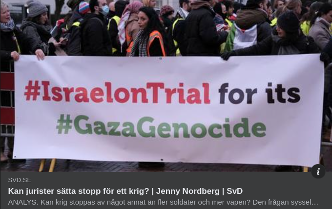 SvD-Jenny & Internationell Lag