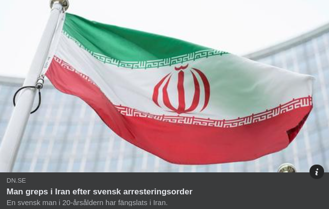 Svenskt Efterlyst Gripen I Iran