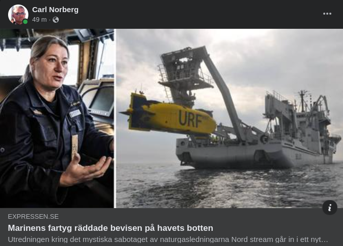 Bevisräddande Svensk Marin