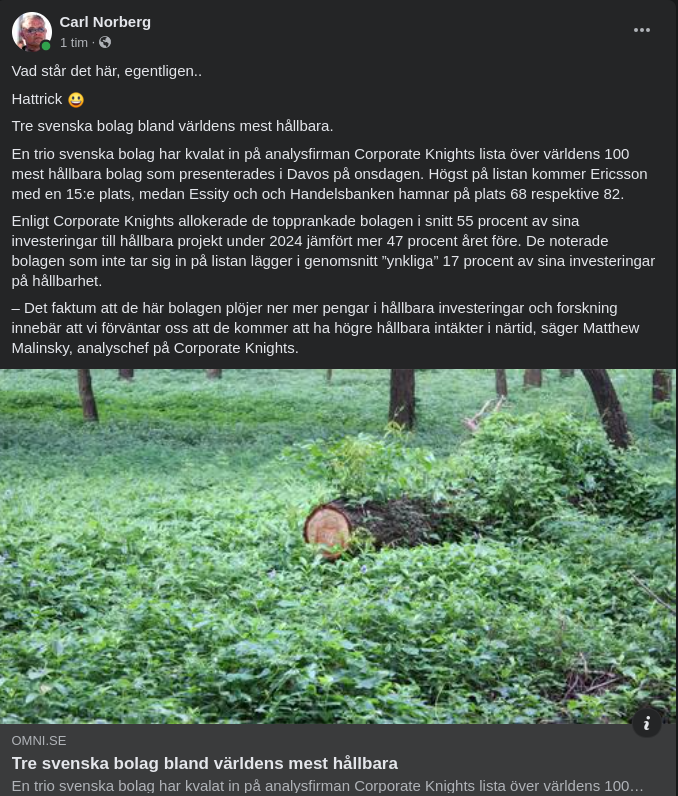 Investeringshållbart