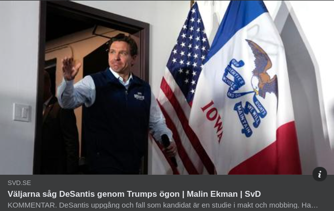 Trumpögda Väljare I SvD