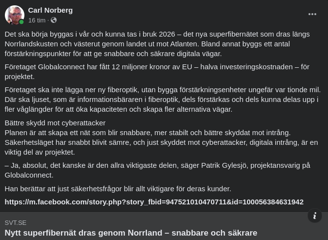 Norrländskt Superfibernät