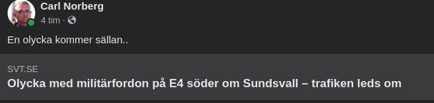 Militärfordonsolycka