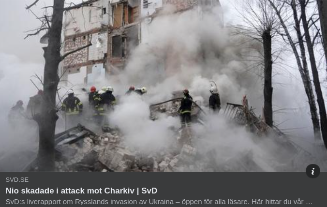 Ukrainanotiser I SvD