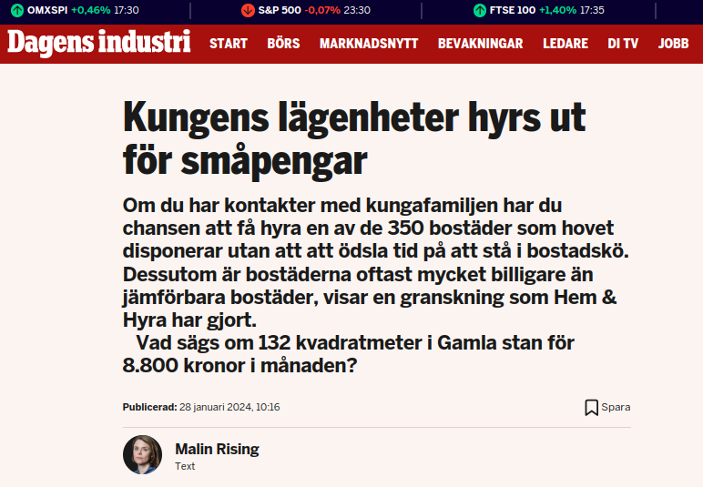 Kungliga Lägenhetsaffärer