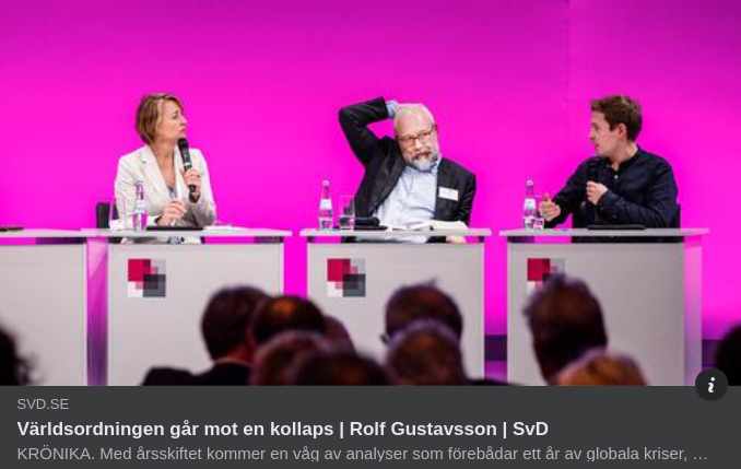 Kollapsande Världsordning I SvD