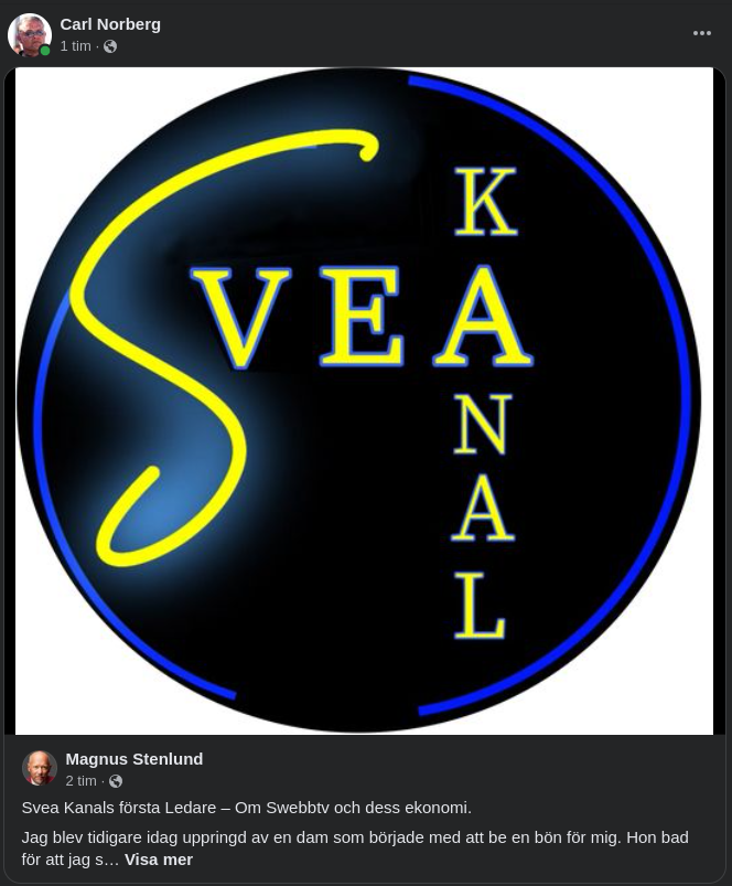 Svea Kanals Första Ledare