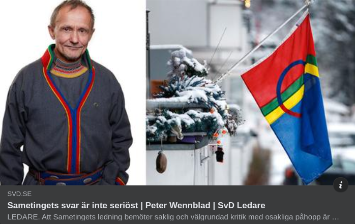 Antisametismen & Svensk Korruption