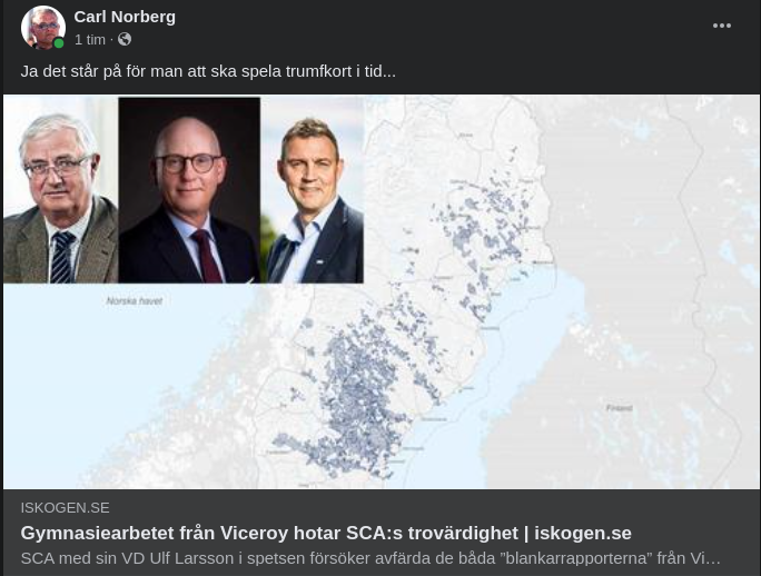 Fällande Gymnasiearbete För SCA?..