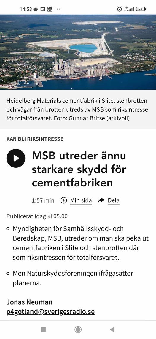 Cementerat Riksintresse?..