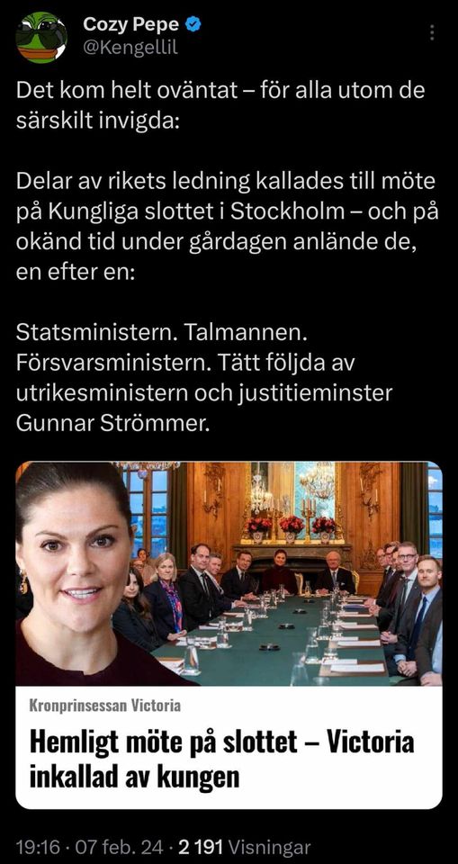 Oväntat & Fotograferat Slottsmöte