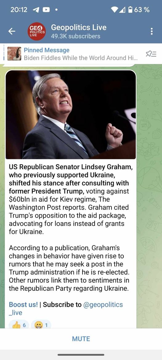 Lindsey Röstar Med Trump Efter Konsultion