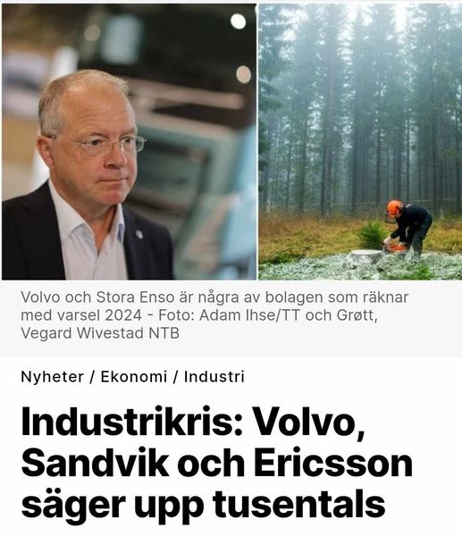 Industrikrisen Gör Tusentals Uppsagda