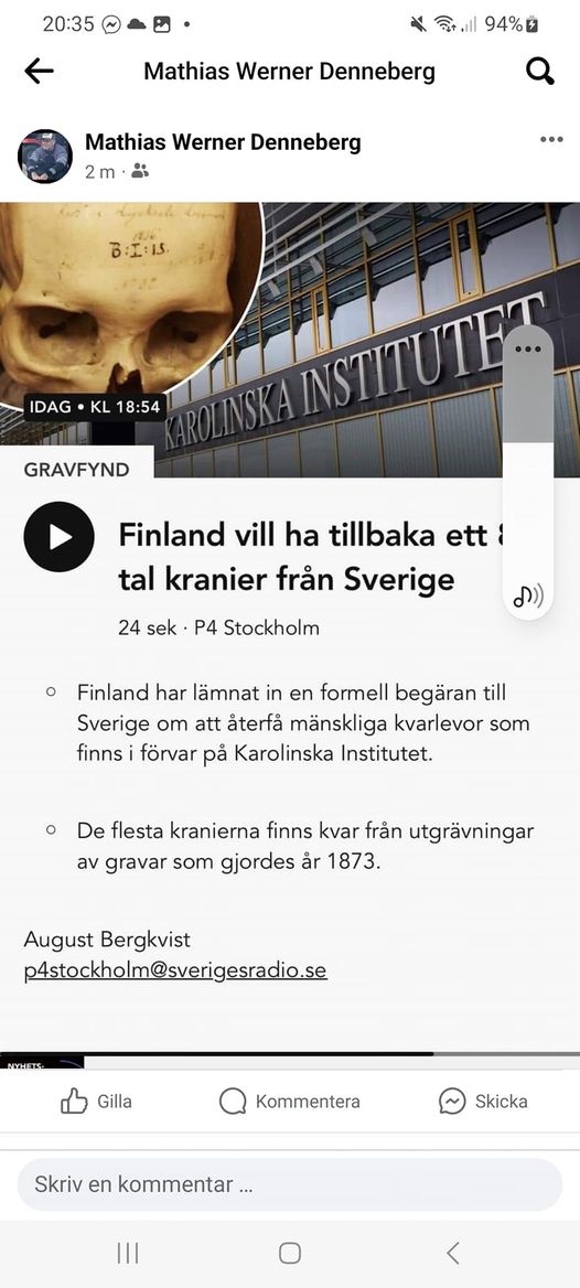 Finskt Begär Tillbaka Kranium