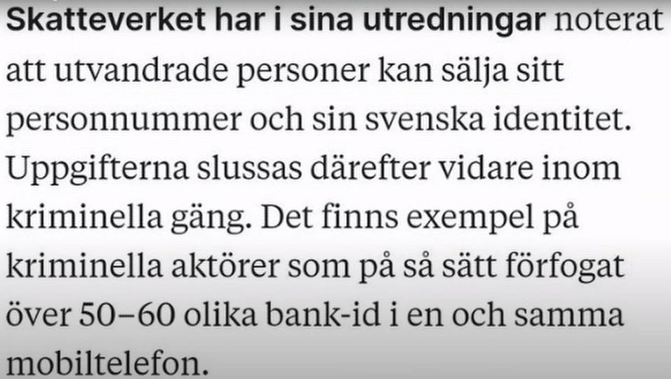 Sålda Personnummer
