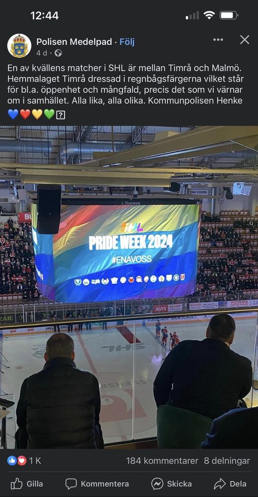 Polisinformation Om Regnågspridehockey