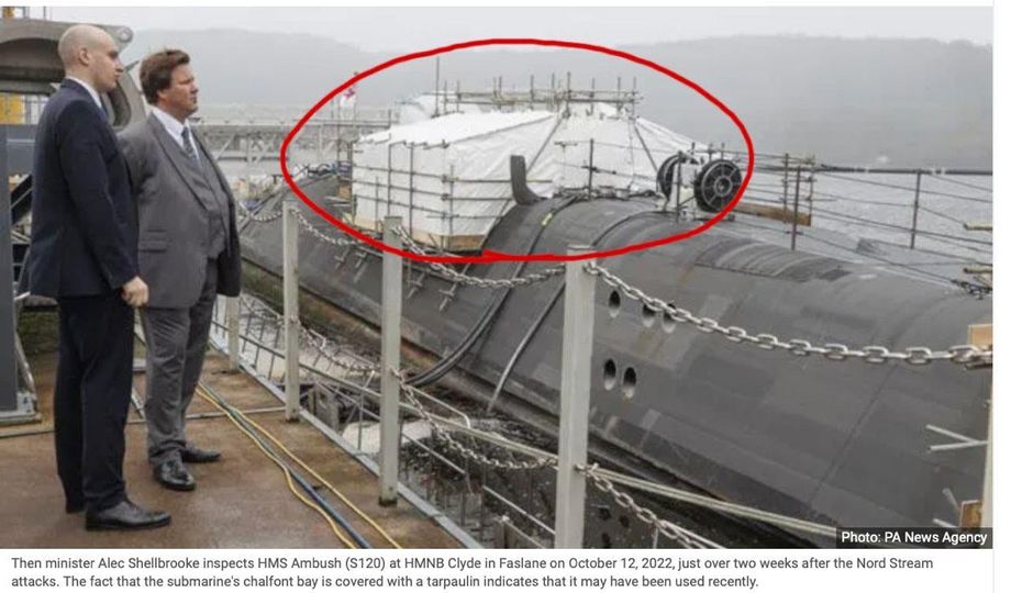 Brittiskt I Nord Stream Sabotaget