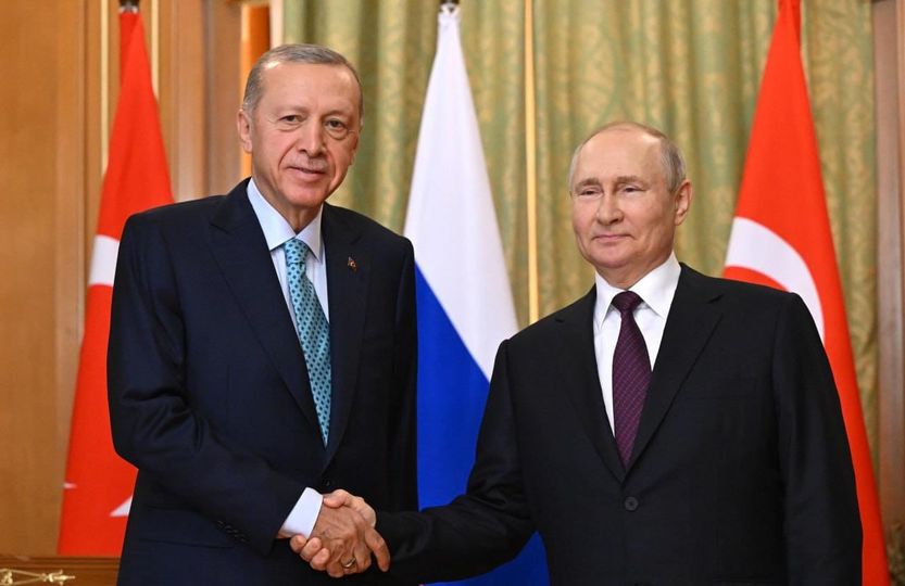 Telefonsamtalande Erdoğan & Putin