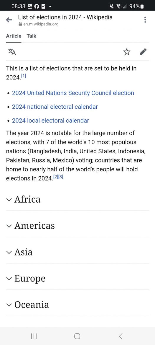 Det Globala Valåret 2024