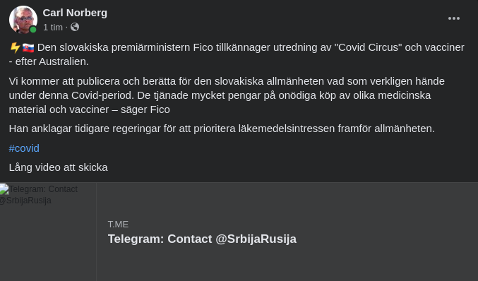 Slovakien & Covidcirkusen