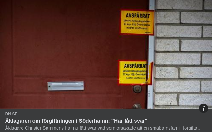 Svar På Familjeförgiftning