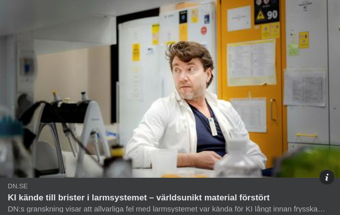 Karolinska Fryshaveriet X2 I DN
