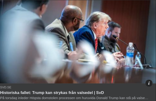 Nutidshistoriskt I SvD