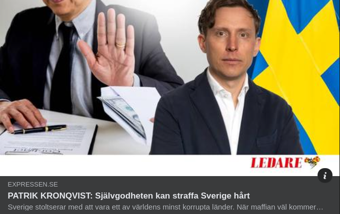 Hårdstraffande Svensk Självgodhet I Expressen